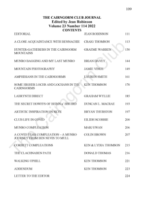 The Cairngorm Club Journal No 114 thumbnail